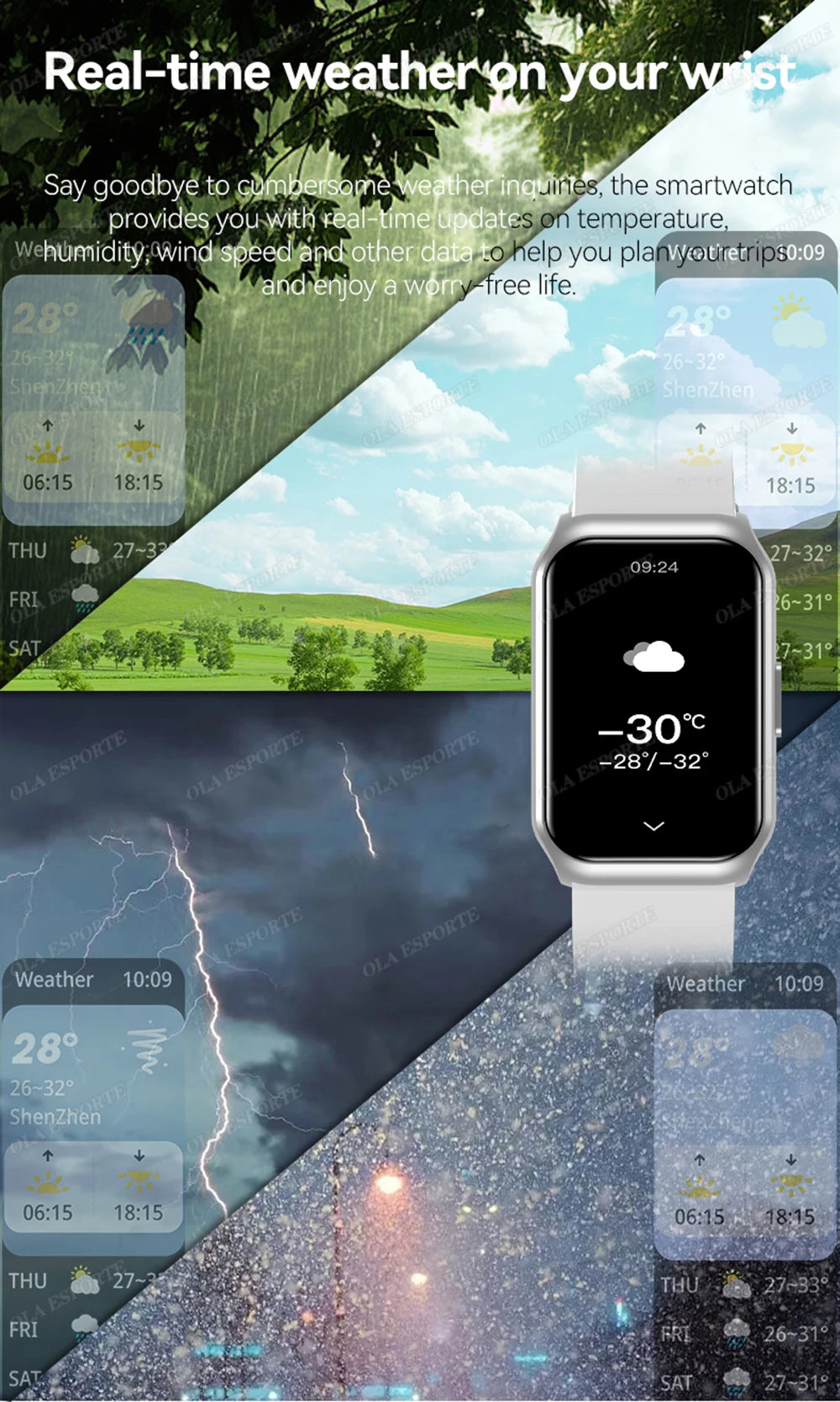 Para mujeres hombres reloj inteligente pantalla AMOLED salud monitoreo del ritmo cardíaco Bluetooth llamada IP68 impermeable deporte al aire libre pulsera inteligente