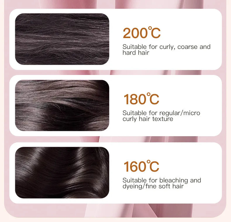 Cepillo alisador de pelo inalámbrico 2 en 1, herramienta de peinado para rizar y alisar, estilizador de cabello portátil sin Frizz