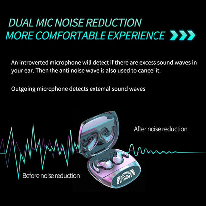 Invisible Mini Sleep Earbuds, Small Hidden Headphones, Bluetooth 5.3 Earbuds, TWS Stereo Sports Wireless Noise Canceling Headphones