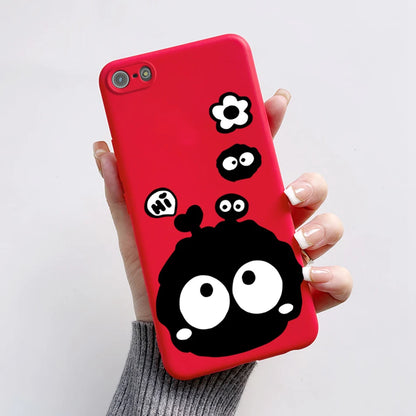For iPhone 5 5S Case Cute Bear Cartoon Frog Painted Soft Cover For iPhone SE 2016 2020 2022 SE2 Silicone Phone Case Coque Funda