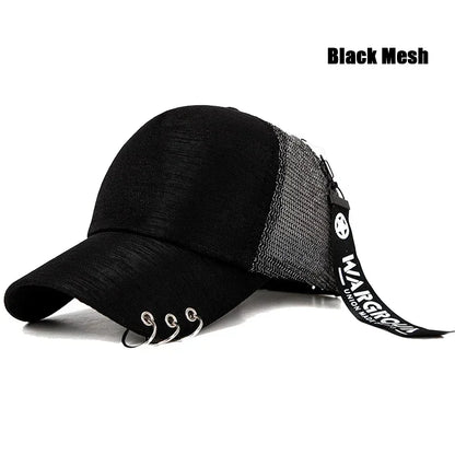 Gorra de Béisbol Clásica con Visera Metálica Personalizada, Estilo Ligero y Transpirable Cuatro colores para elegir