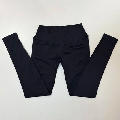 Leggings Deportivos Vision para Mujer, Pantalones de Yoga Sin Costuras con Efecto Push-Up, Leggings de Gimnasio con Cintura Cruzada, Leggings Deportivos para Levantar Glúteos