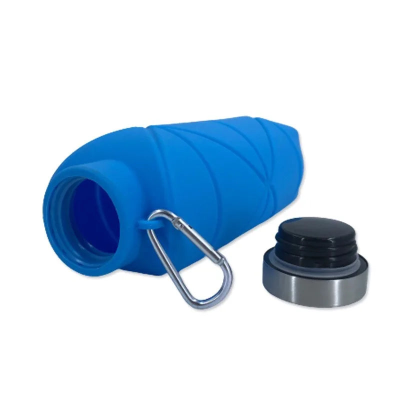 Botella de agua blanda de 700ML, cubo para correr, Gourde, botella de agua de silicona para correr, matraz blando YDSH05