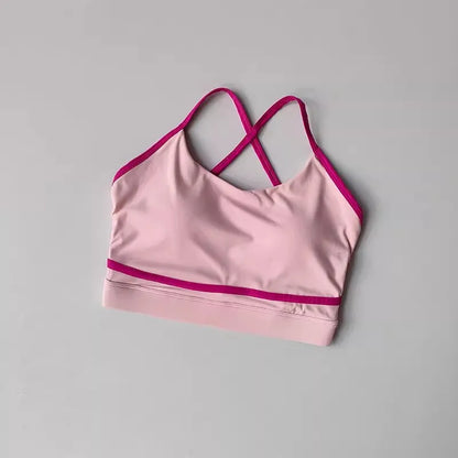 Women's 2-piece yoga workout set, high-waisted.