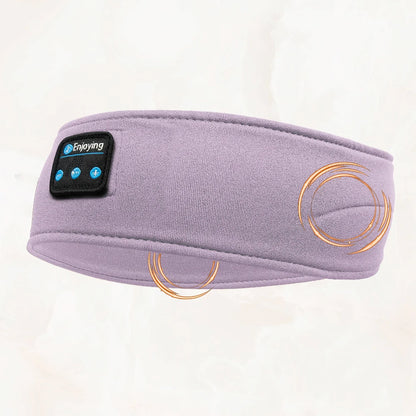 HOMEFISH BT Sports Headband Headphones for Sleeping Elastic Wireless Music Eye Mask Headphones Wireless Bluetooth Headband