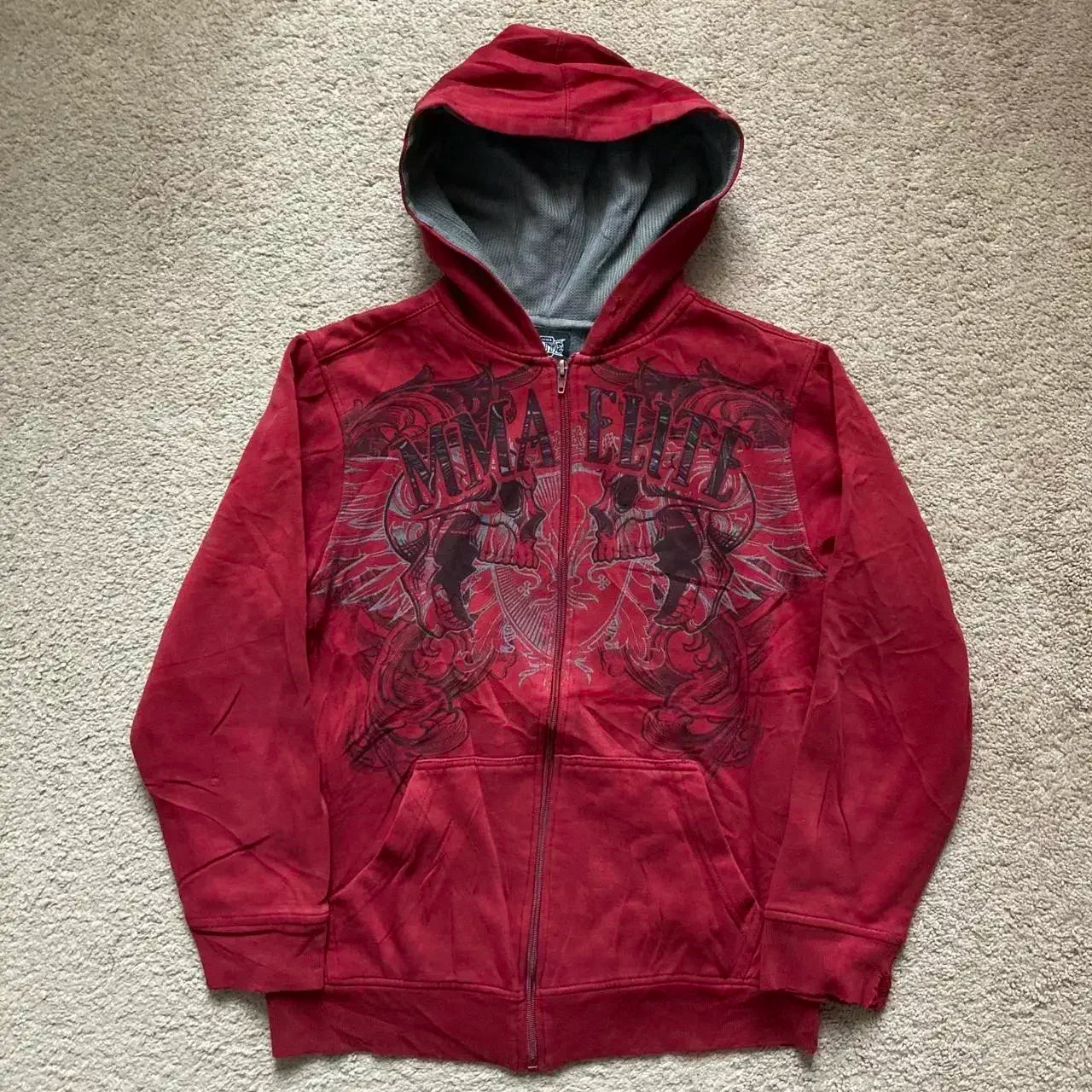 Y2K nueva versión coreana de estilo universitario Spice Girl cremallera Sudadera con capucha mujeres Harajuku Casual suelta polar grueso sudadera Punk Sudadera con capucha