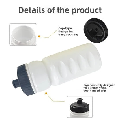 Botella de Agua Deportiva de 500 ml para Ciclismo de Montaña, Gimnasio, Escalada, Botella de Agua de Plástico, Equipo de Botella de Agua con Aislamiento Térmico