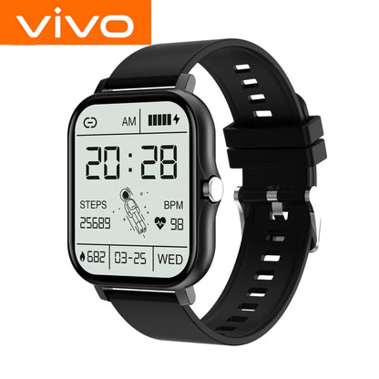 VIVO Smartwatch for Android and iPhone, 2.01-inch HD Screen, Answer and Make Calls, Message Preview, Sports Modes, Customizable Watch Face, Weather Forecast