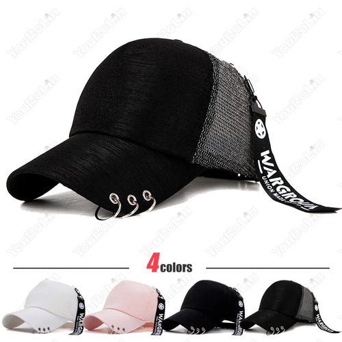 Gorra de Béisbol Clásica con Visera Metálica Personalizada, Estilo Ligero y Transpirable Cuatro colores para elegir
