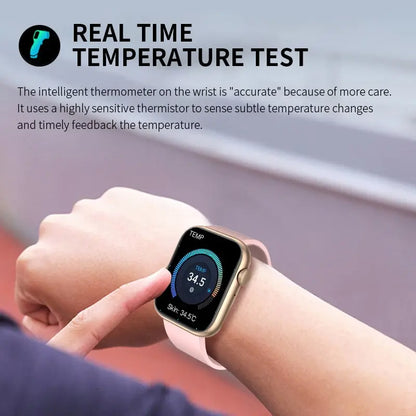Reloj inteligente LIGE para Mujer, pantalla completamente táctil, llamada Bluetooth, relojes impermeables, rastreador deportivo de Fitness, Reloj inteligente para Mujer