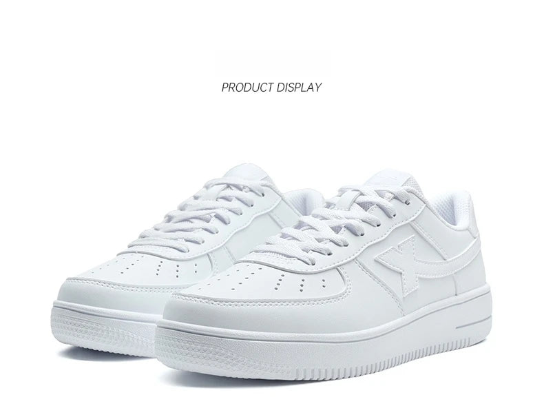 Xtep zapatos de skate para Mujer y hombres moda estilo callejero moda baja suela gruesa durabilidad cómodo zapato.