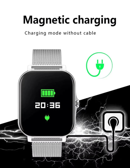 VIVO Smartwatch for Android and iPhone, 2.01-inch HD Screen, Answer and Make Calls, Message Preview, Sports Modes, Customizable Watch Face, Weather Forecast