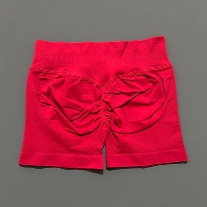 Shorts Deportivos HISTELLO Impacts de 4.5" para Mujer, Shorts de Ciclismo de Cintura Baja, Shorts de Gimnasio, Leggings de Yoga sin Costuras con Efecto Push-Up