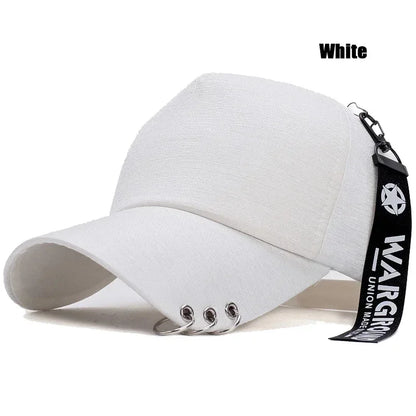Gorra de Béisbol Clásica con Visera Metálica Personalizada, Estilo Ligero y Transpirable Cuatro colores para elegir