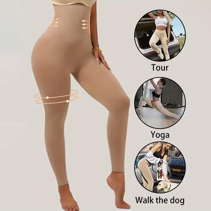 High Waist Shaper Leggings, Tummy Control, Compression, Non-See-Through, Soft Yoga Pants for Workout, Butt Lift, Gym Tights