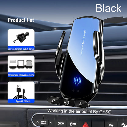 Soporte de teléfono para coche, cargador inalámbrico para iPhone 12, 13, 14, 15 Pro Max, ventosa para parabrisas, salpicadero, ventilación de aire, estación de carga rápida