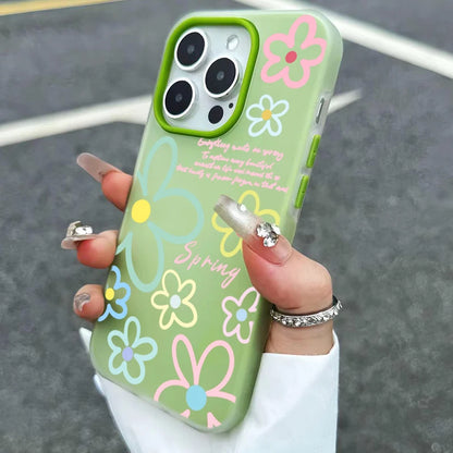Funda para Teléfono con Diseño de Flores Primaverales para iPhone 17 16 Pro Max, Fundas para iPhone 17e 16e 11 15 12 13 14 Pro Max Air X XS XR 7 8 Plus