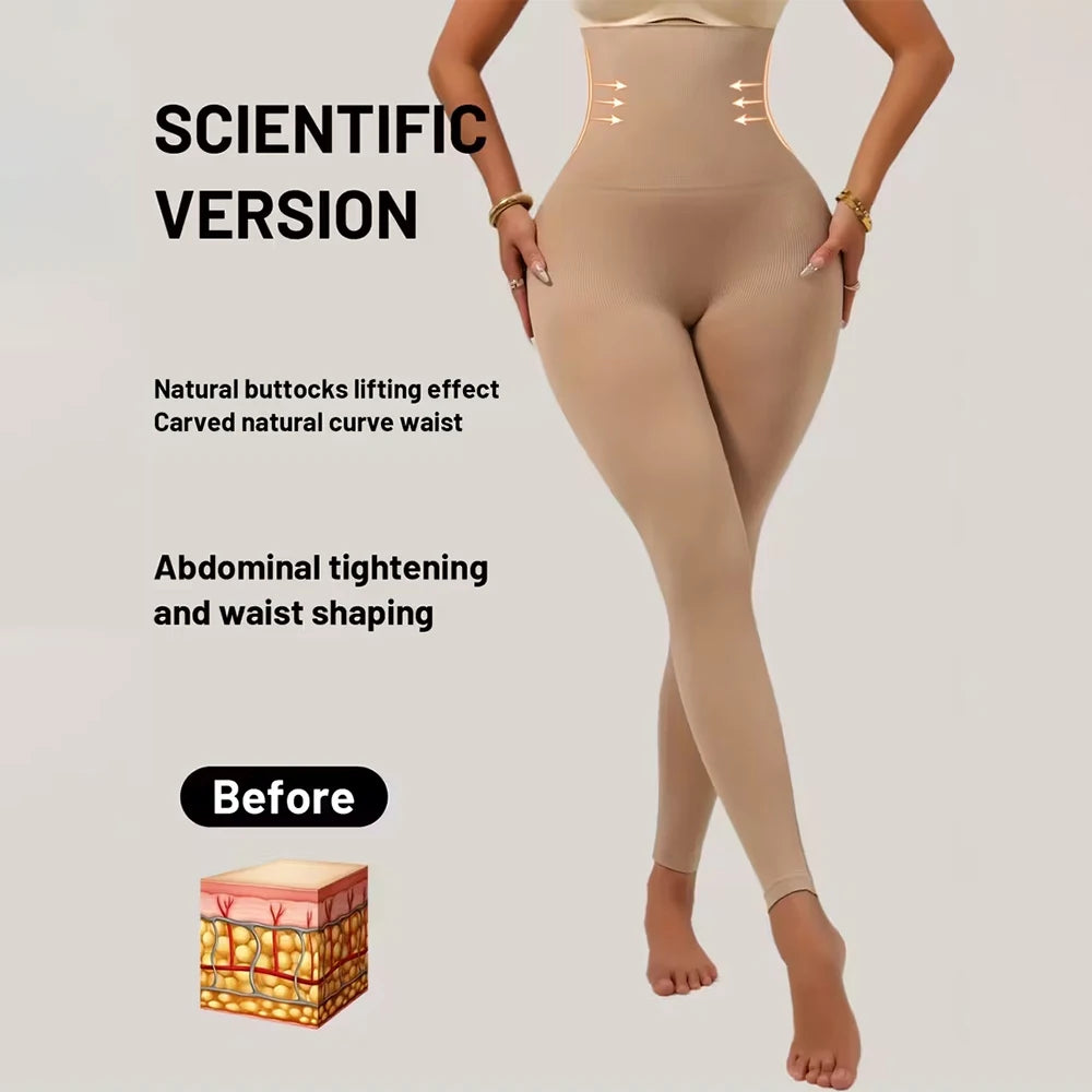 High Waist Shaper Leggings, Tummy Control, Compression, Non-See-Through, Soft Yoga Pants for Workout, Butt Lift, Gym Tights