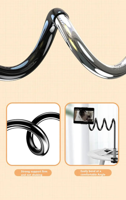 Soporte Universal para teléfono móvil, soporte Flexible para perezosos, Clip ajustable para teléfono móvil, soporte de montaje de escritorio para cama en casa, soporte para teléfono inteligente