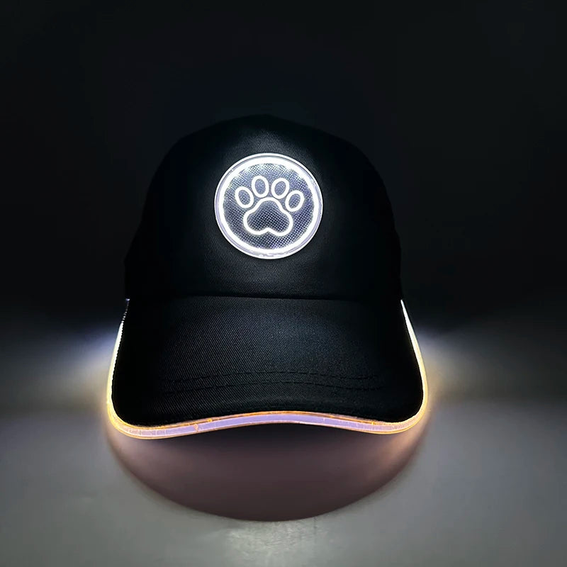 Sombrero fluorescente LED de fibra óptica, gorra de béisbol brillante de neón, suministros de fiesta de baile, sombrero de Rap de hip hop, accesorios de Club, disfraz