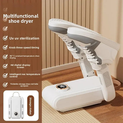 Portable Folding Electric Shoe Dryer, UV Blue Light, UV Sterilization, Deodorizer, Quick-drying Shoe Dryer, Household Shoe Dryer