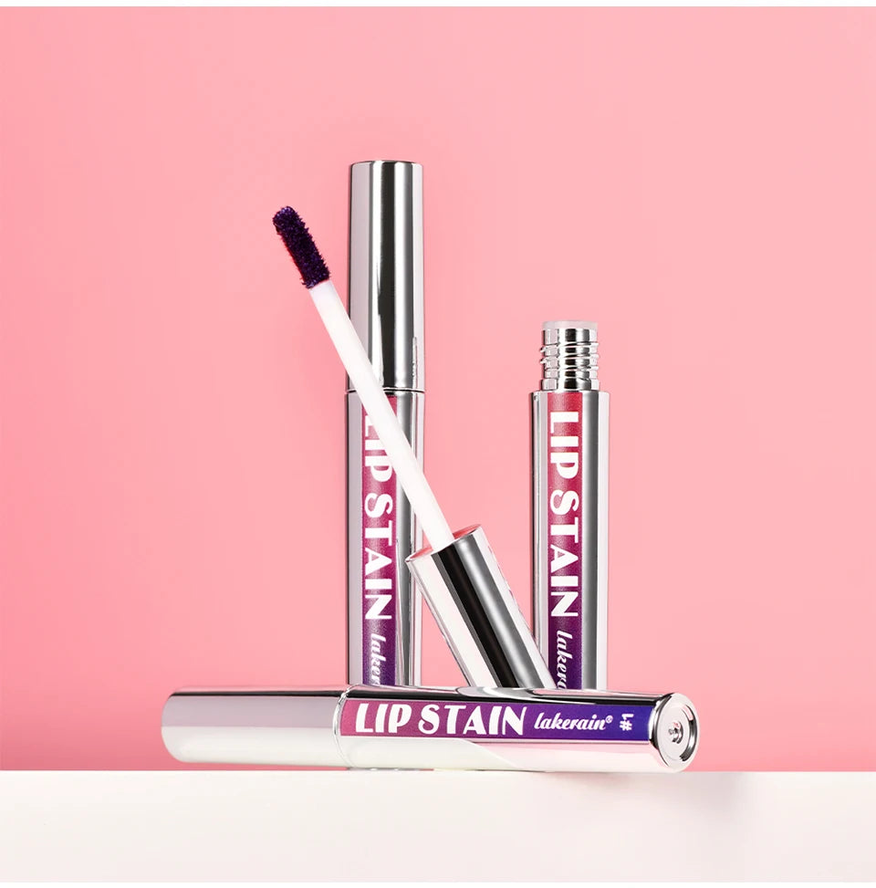 Tinte de labios rosa resistente al agua de larga duración, taza antiadherente a prueba de transferencia, tinte de labios Natural, cosméticos para mujer