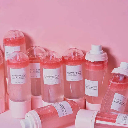 Watermelon Mist for Face, Facial Toner, Organic Fruit Essence, Hydrating Spray, Refreshing, Elasticizing, Pore-Reducing, Skin Care