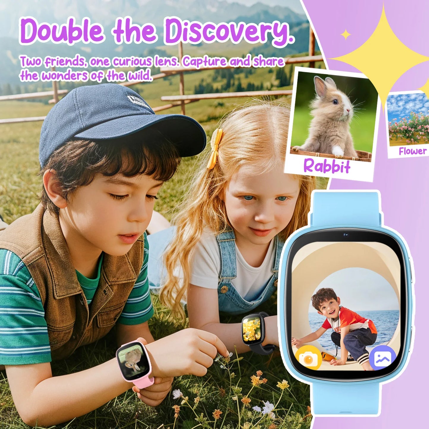 2026 Games for Kids Smartwatch 1.83'' HD Screen Camera 22 Interesting Games Sleep Monitor Alarm Clock Calculator Kids Watch Gifts