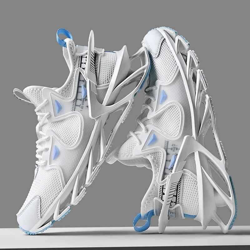 Luxury sports sneakers for women and men, casual training shoes, breathable, fashionable running loafers.