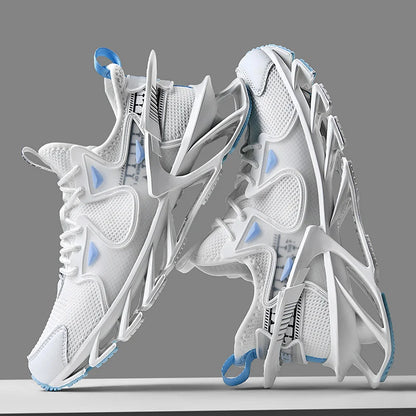 Luxury sports sneakers for women and men, casual training shoes, breathable, fashionable running loafers.