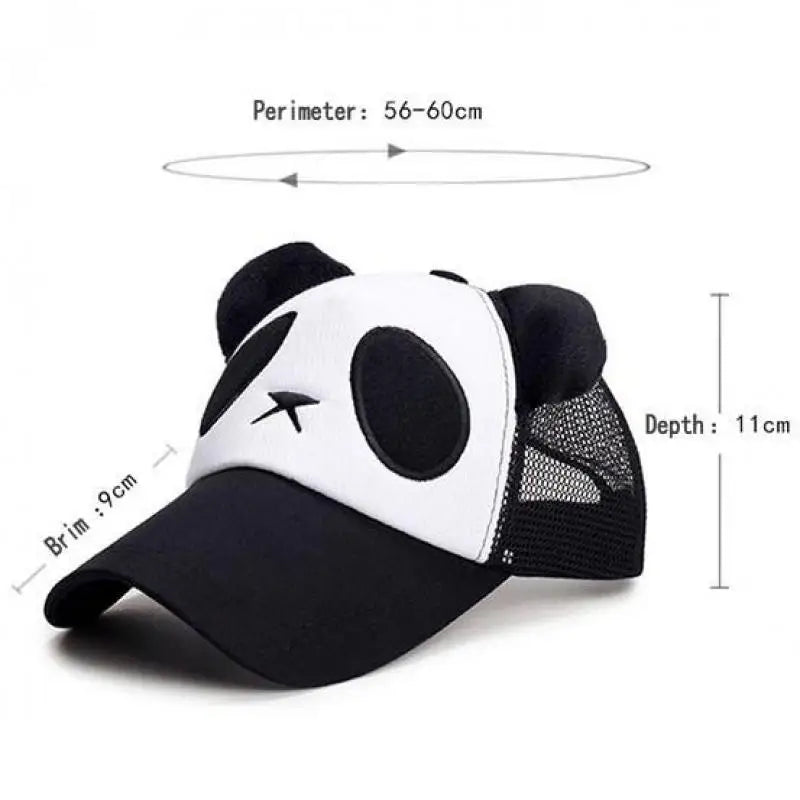 Gorras de béisbol de Panda bonitas de verano para hombres y mujeres, Gorras Snapback de algodón de Hip Hop, protección solar para niños y niñas, Gorras para exteriores, triangulación de envíos