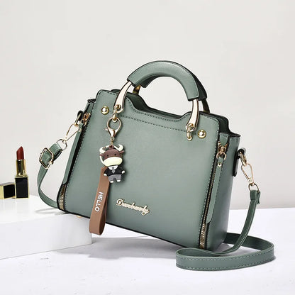 Nuevo bolso de mujer, bolsos de hombro a la moda, bolso para mujer, bolsos de cuero con monograma impreso, bolso cruzado de un solo hombro