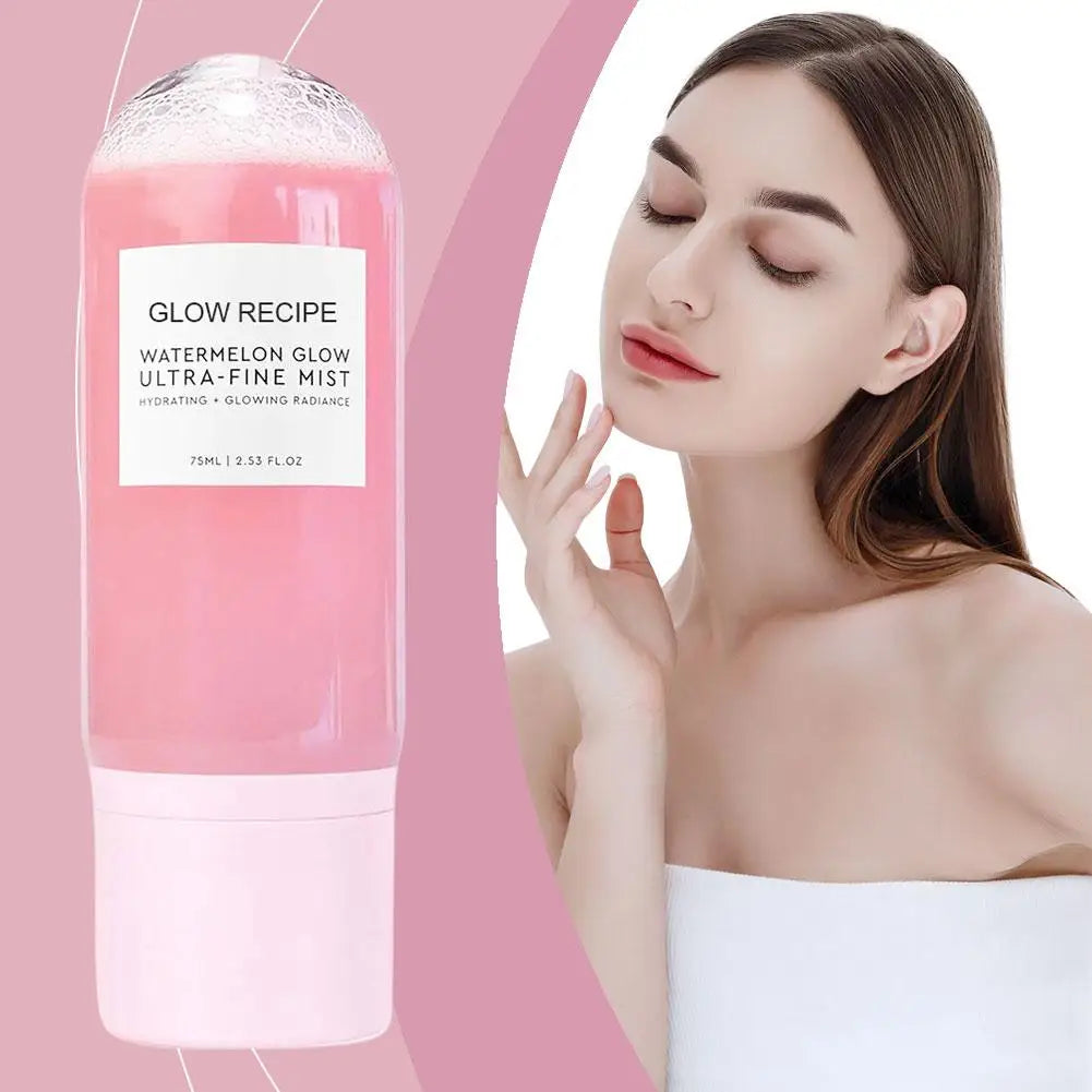Watermelon Mist for Face, Facial Toner, Organic Fruit Essence, Hydrating Spray, Refreshing, Elasticizing, Pore-Reducing, Skin Care