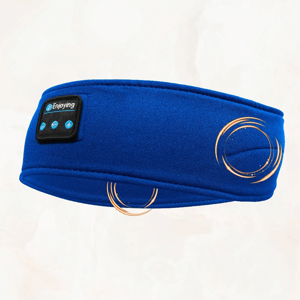HOMEFISH BT Sports Headband Headphones for Sleeping Elastic Wireless Music Eye Mask Headphones Wireless Bluetooth Headband