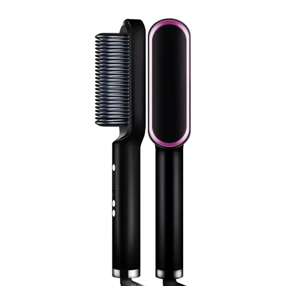 Plancha de pelo multifuncional para el cuidado Personal, alisador de pelo profesional de calentamiento rápido, peine caliente eléctrico