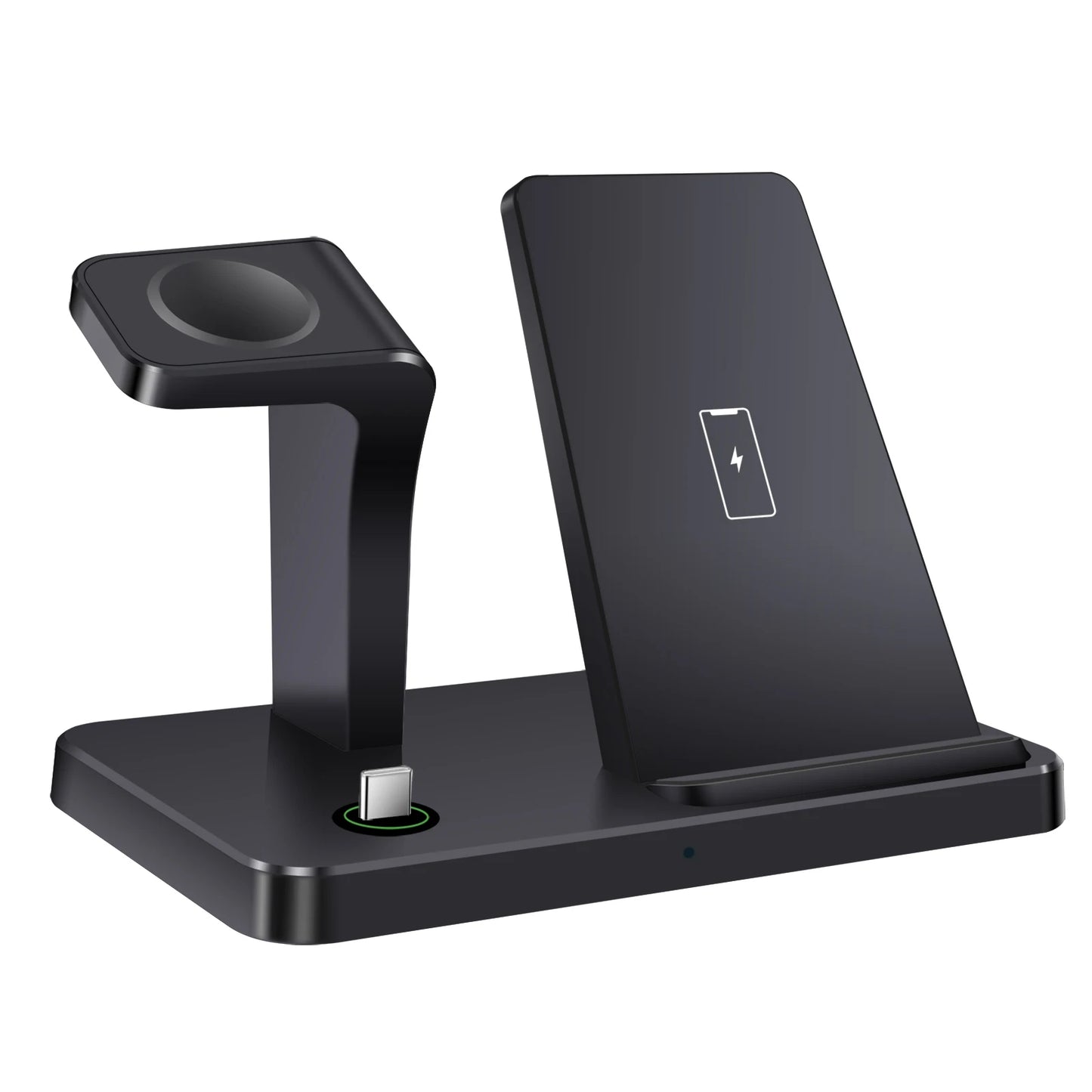 3-in-1 Wireless Charger for iPhone 16, 15, 14, 13, 12 Pro Max, Fast Charging Station for iWatch 10, 9, 8, AirPods 3, Induction Stand