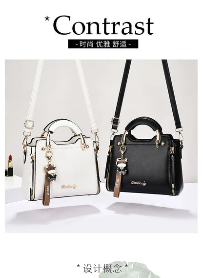 Nuevo bolso de mujer, bolsos de hombro a la moda, bolso para mujer, bolsos de cuero con monograma impreso, bolso cruzado de un solo hombro