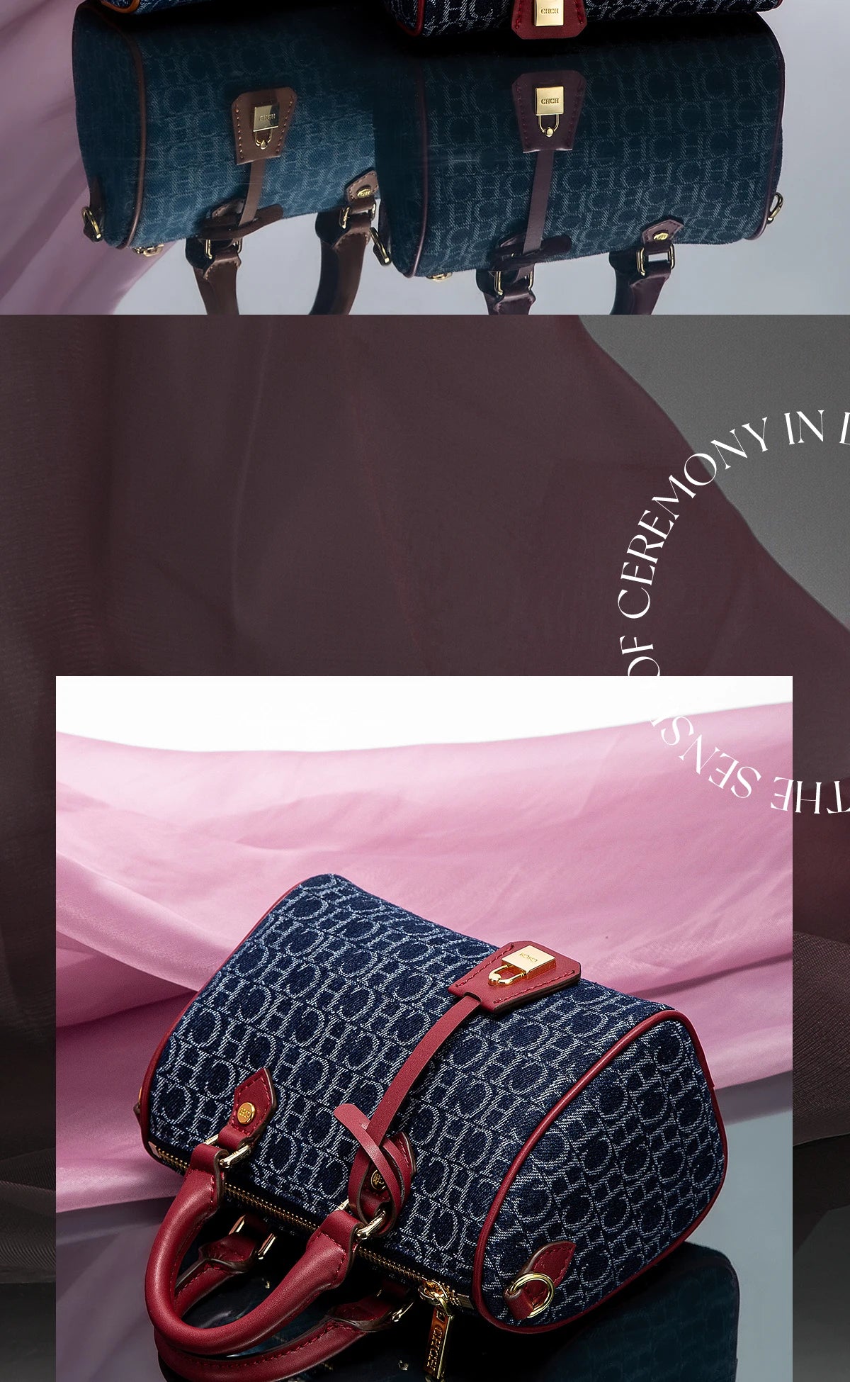 Women's Shoulder Bag, New Cowboy Spliced Pillow Bag, Women's Casual Party Handbag