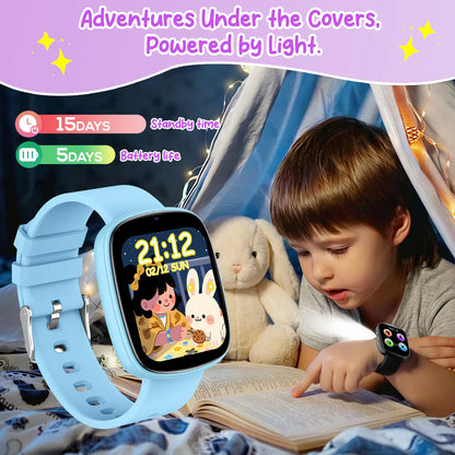 2026 Games for Kids Smartwatch 1.83'' HD Screen Camera 22 Interesting Games Sleep Monitor Alarm Clock Calculator Kids Watch Gifts