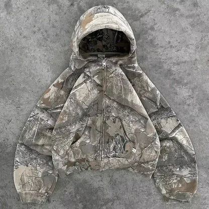 Y2K nueva versión coreana de estilo universitario Spice Girl cremallera Sudadera con capucha mujeres Harajuku Casual suelta polar grueso sudadera Punk Sudadera con capucha