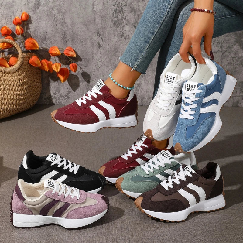 Zapatillas Deportivas para Mujer 2026, Primavera, Nuevas, de Lujo, Planas, Cómodas, Fáciles de Poner, Suaves, Modernas, Ligeras, para Exteriores