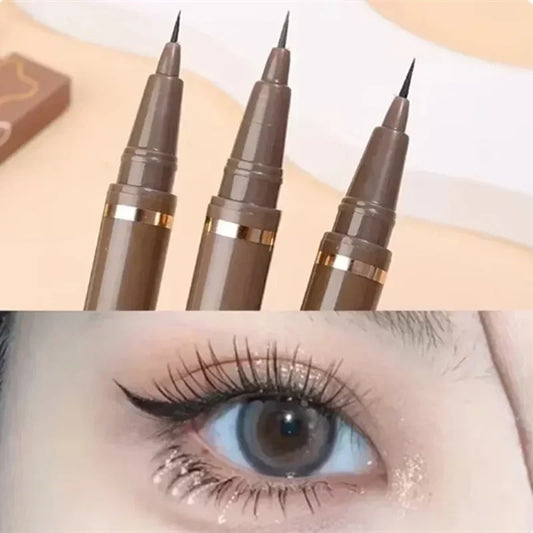 Christmas Gifts for Girls, Smooth and Very Fine Eyeliner Pencil, Long-Lasting Quick-Drying Waterproof Eyeliner Pencil, Suitable for Beginners