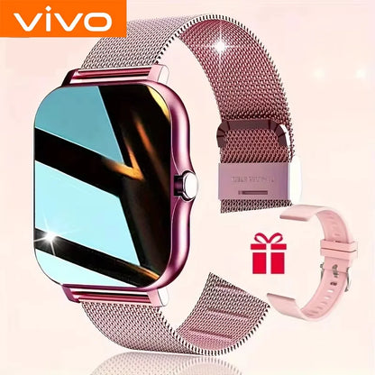 VIVO Smartwatch for Android and iPhone, 2.01-inch HD Screen, Answer and Make Calls, Message Preview, Sports Modes, Customizable Watch Face, Weather Forecast