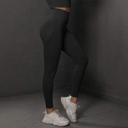 Women's High Waist Yoga Leggings Seamless Scrunch Butt Sport Tights for Fitness, Running, Hip Lift, Yoga Pants, High-Stretch Gym Leggings
