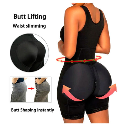 Body Shaper Faja Body corsé Top Bustier fajas colombianas originales modelado posparto adelgazante Shapewear ropa interior de mujer