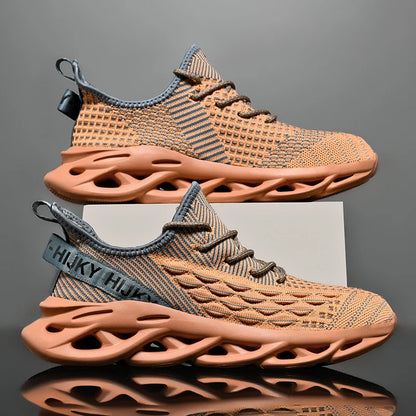 Luxury sports sneakers for women and men, casual training shoes, breathable, fashionable running loafers.