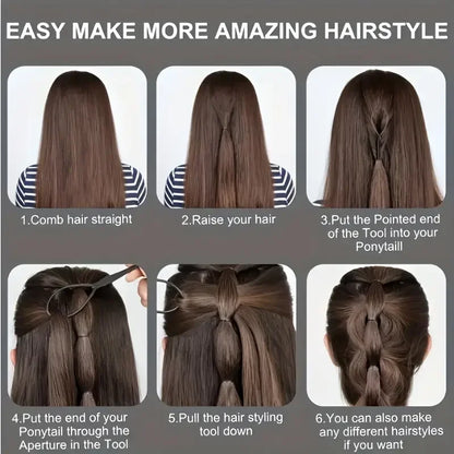 6 unids/set de cepillos para el cabello, botella con pulverizador para peluquería, bucle para trenzado de cabello, peine de cola de rata, cepillo para el cabello con Control de bordes Brsuh