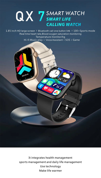 Reloj inteligente LIGE para Mujer, pantalla completamente táctil, llamada Bluetooth, relojes impermeables, rastreador deportivo de Fitness, Reloj inteligente para Mujer