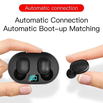 E6S TWS Bluetooth Wireless Headphones Bluetooth Earphones Wireless Earbuds Noise Cancelling Headphones with Microphone