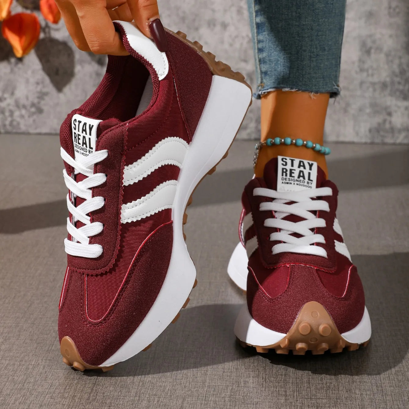 Zapatillas Deportivas para Mujer 2026, Primavera, Nuevas, de Lujo, Planas, Cómodas, Fáciles de Poner, Suaves, Modernas, Ligeras, para Exteriores